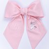 Monogrammed Baby Bow Sash