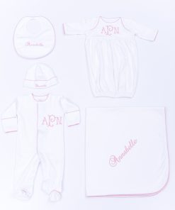 White With Blush Coming Home Outfit